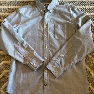 Taylor Stitch Light Gray Casual Button-Down Shirt
